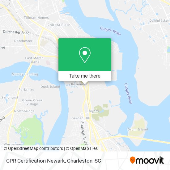 CPR Certification Newark map