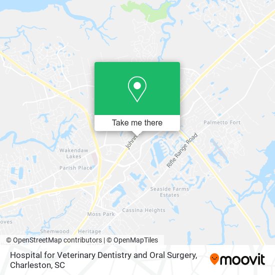 Hospital for Veterinary Dentistry and Oral Surgery map