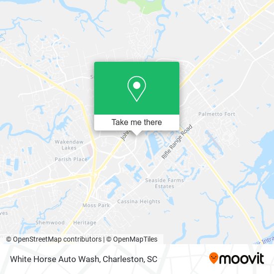 Mapa de White Horse Auto Wash