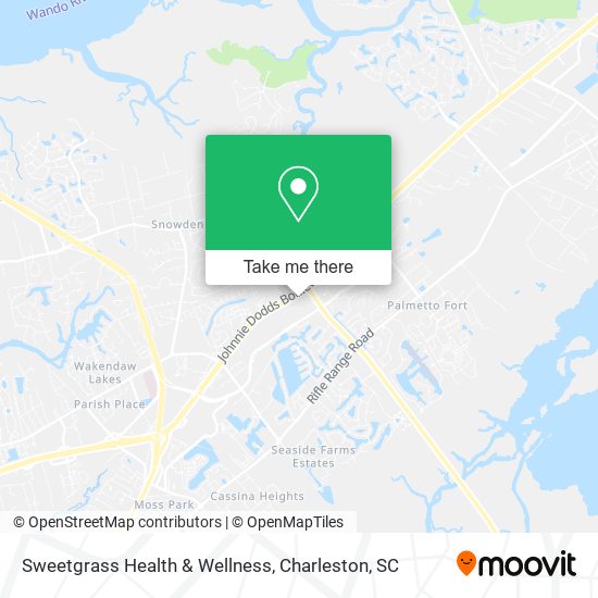 Sweetgrass Health & Wellness map