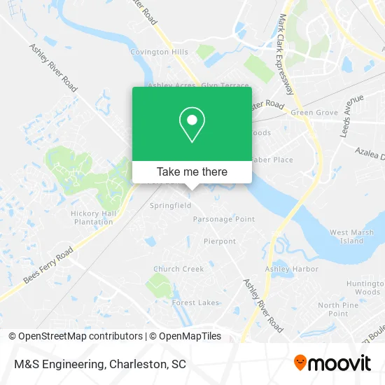 M&S Engineering map