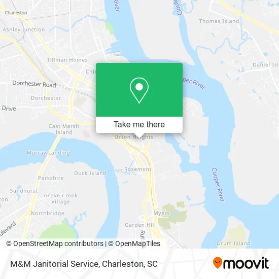 Mapa de M&M Janitorial Service