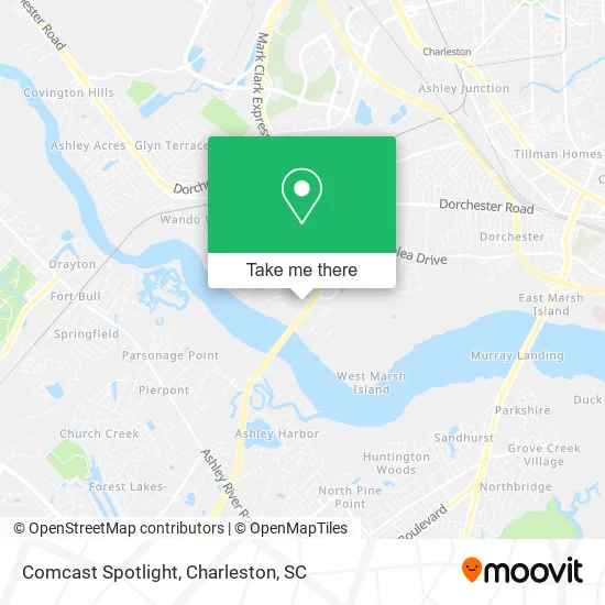 Comcast Spotlight map