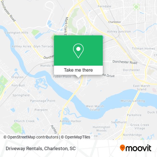 Mapa de Driveway Rentals