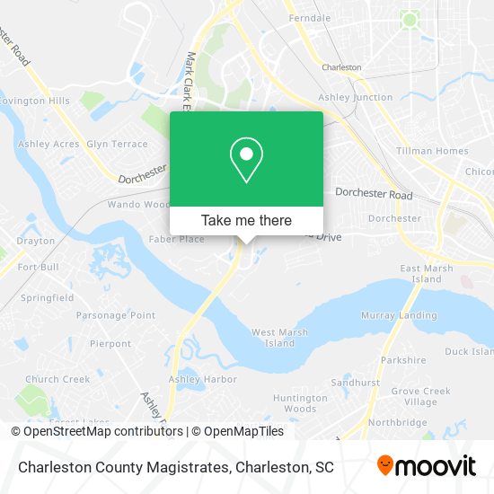Mapa de Charleston County Magistrates