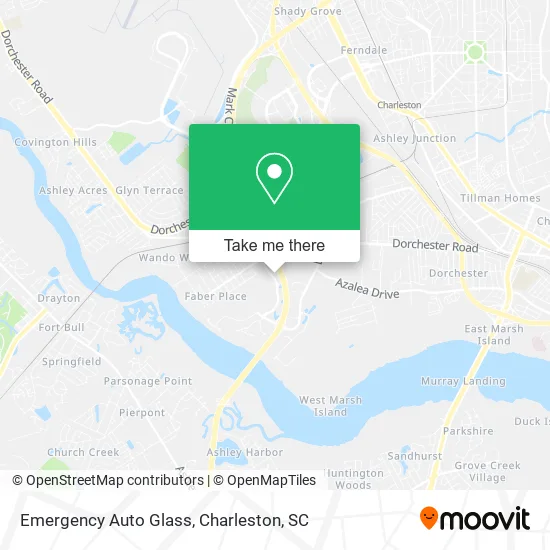 Emergency Auto Glass map