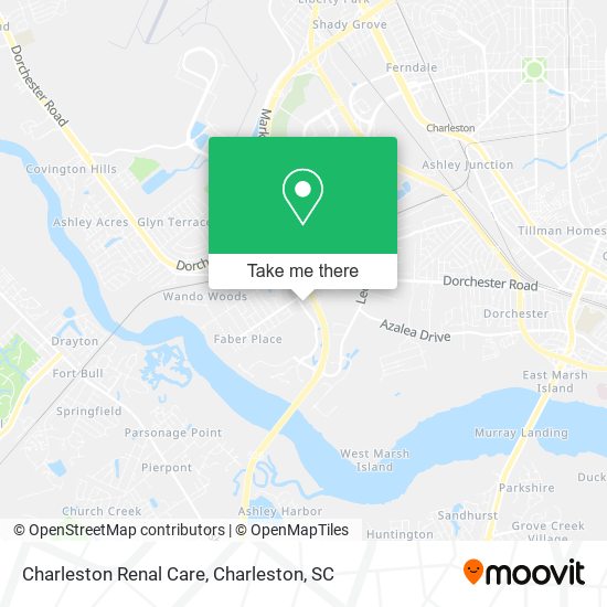 Charleston Renal Care map