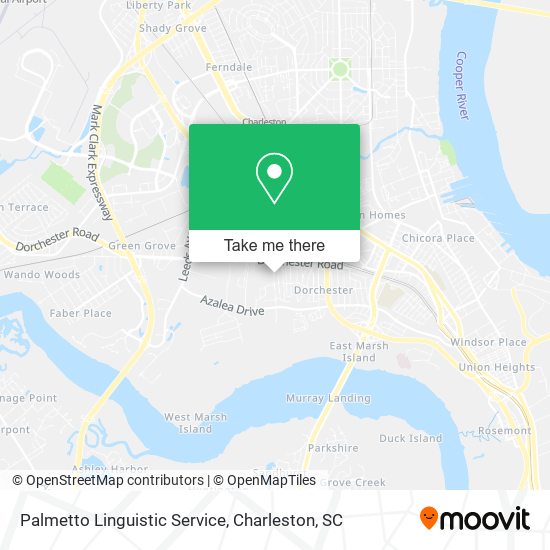 Mapa de Palmetto Linguistic Service
