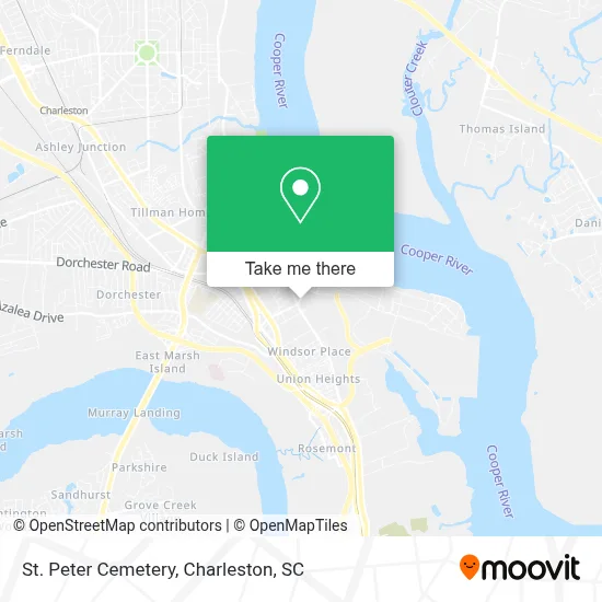 St. Peter Cemetery map