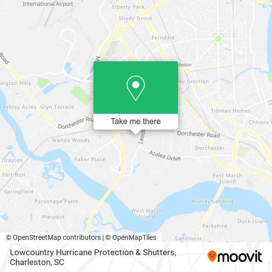 Lowcountry Hurricane Protection & Shutters map