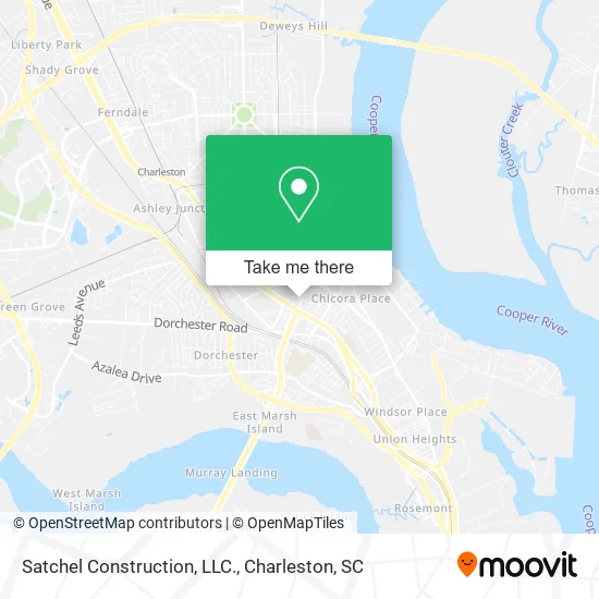 Satchel Construction, LLC. map