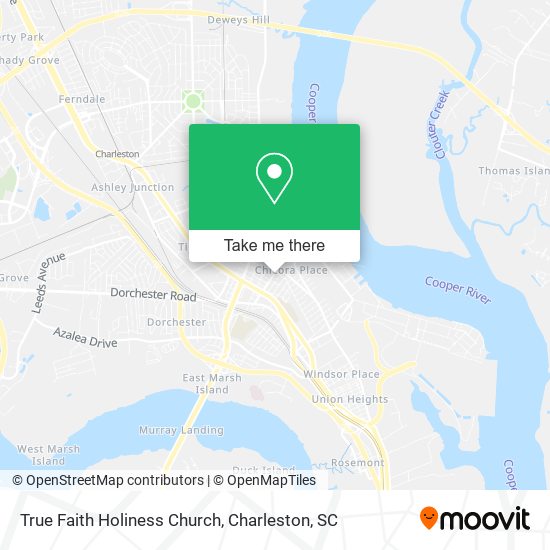 Mapa de True Faith Holiness Church
