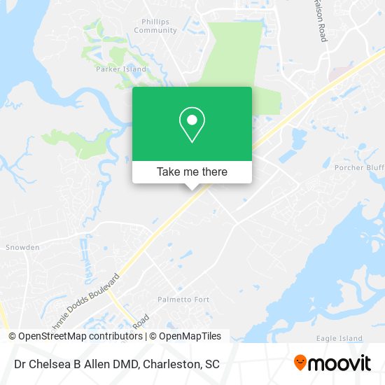 Dr Chelsea B Allen DMD map