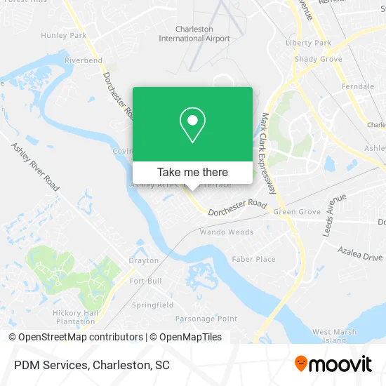 PDM Services map
