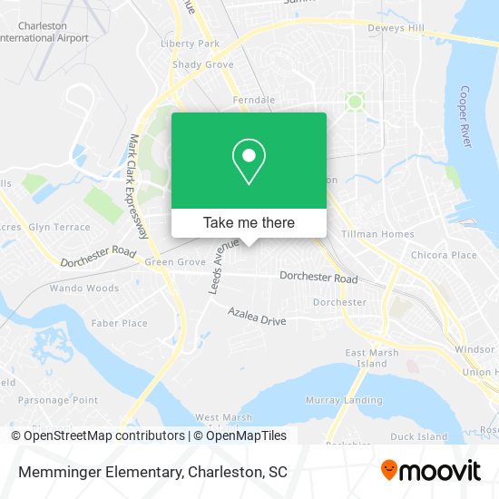 Mapa de Memminger Elementary