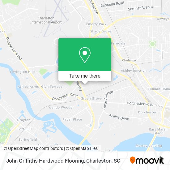 John Griffiths Hardwood Flooring map