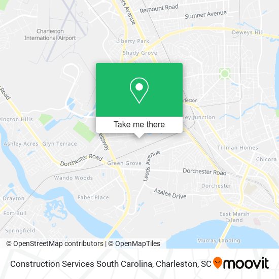 Mapa de Construction Services South Carolina