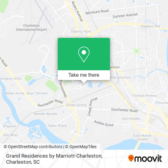 Grand Residences by Marriott-Charleston map