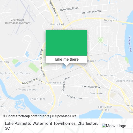 Lake Palmetto Waterfront Townhomes map