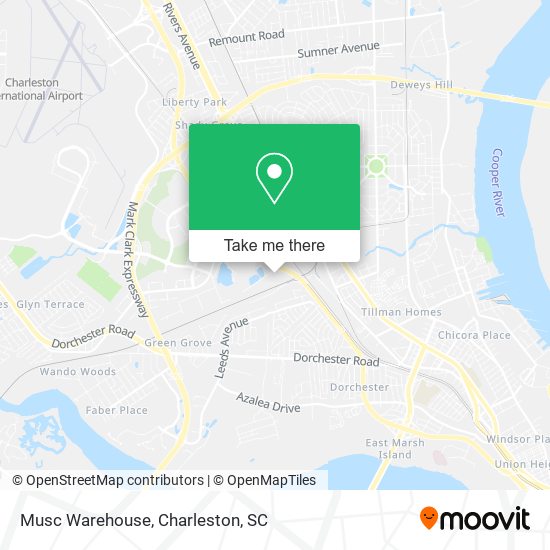 Musc Warehouse map