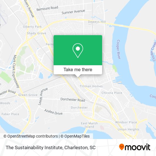 The Sustainability Institute map