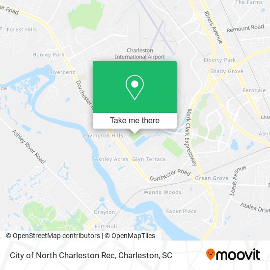 Mapa de City of North Charleston Rec
