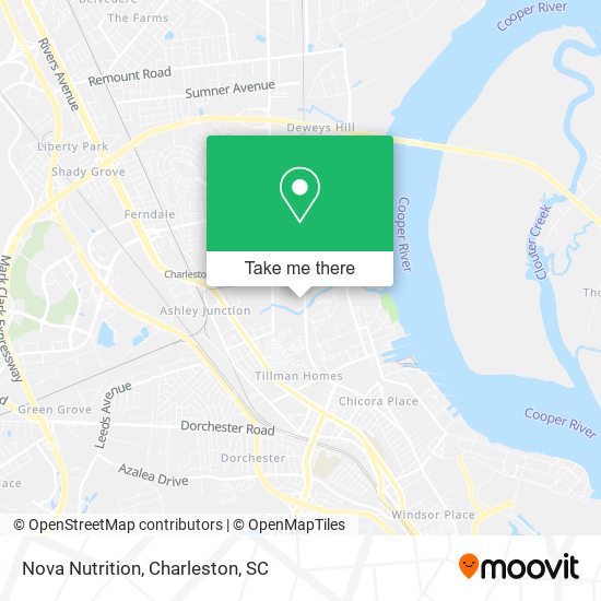 Mapa de Nova Nutrition