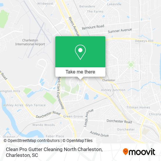 Clean Pro Gutter Cleaning North Charleston map