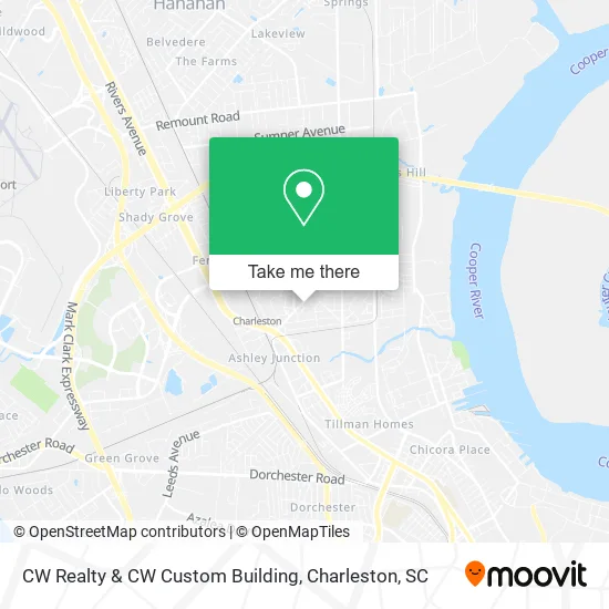 CW Realty & CW Custom Building map