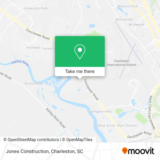 Jones Construction map