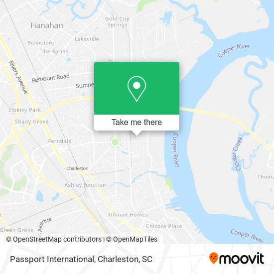 Passport International map