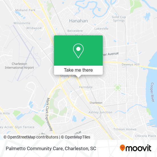 Palmetto Community Care map