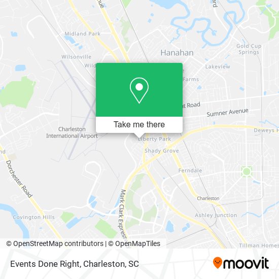 Events Done Right map
