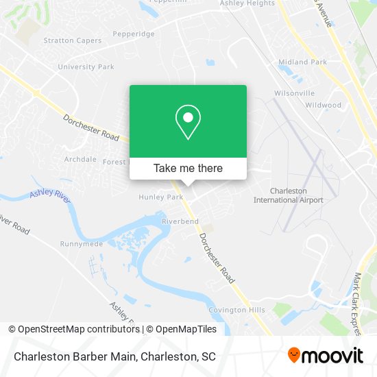 Charleston Barber Main map