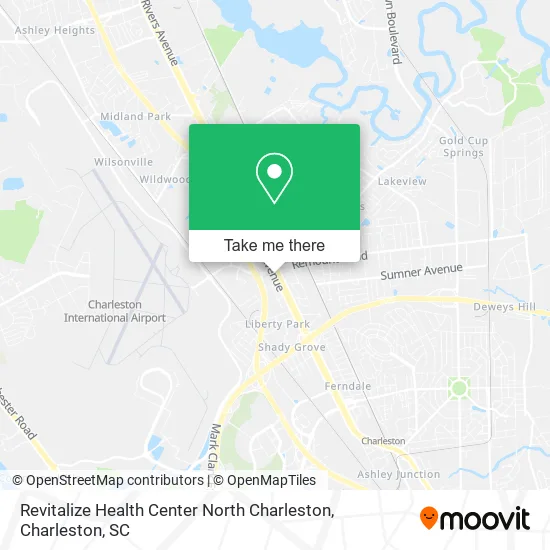 Revitalize Health Center North Charleston map