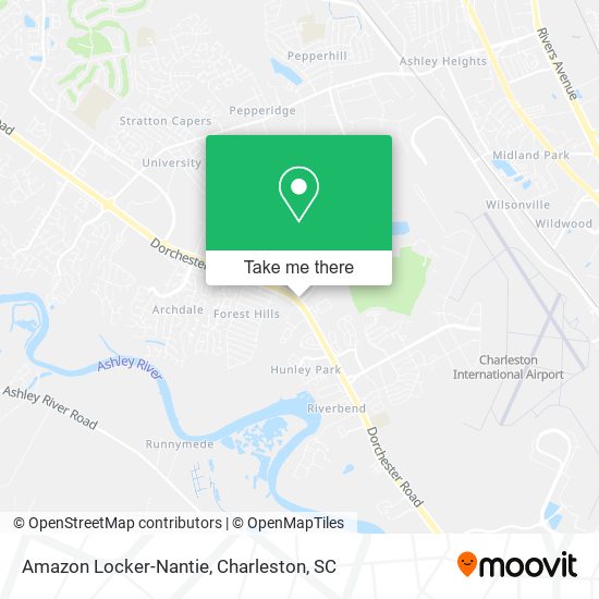Mapa de Amazon Locker-Nantie