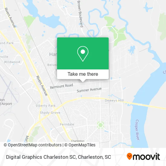 Digital Graphics Charleston SC map