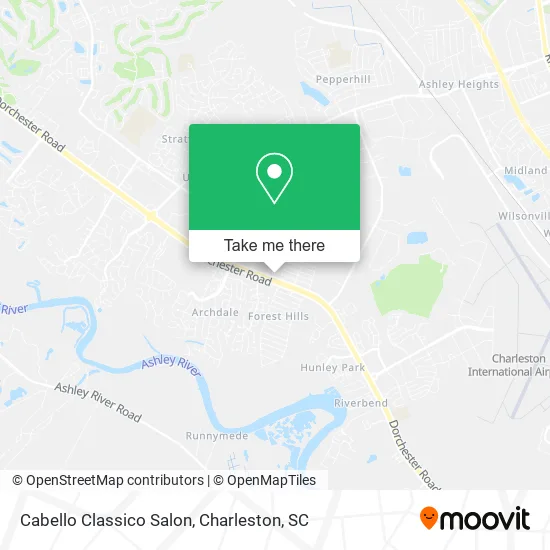 Cabello Classico Salon map