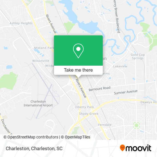 Mapa de Charleston