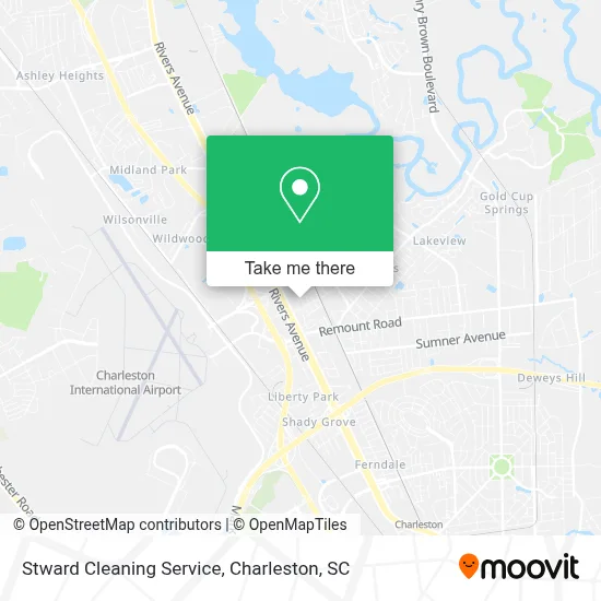 Stward Cleaning Service map