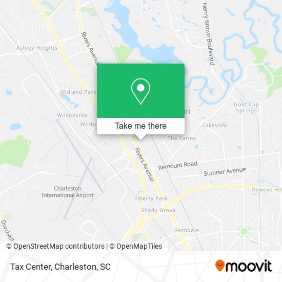 Tax Center map