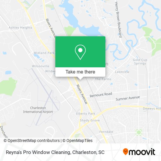 Reyna's Pro Window Cleaning map