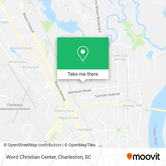 Mapa de Word Christian Center