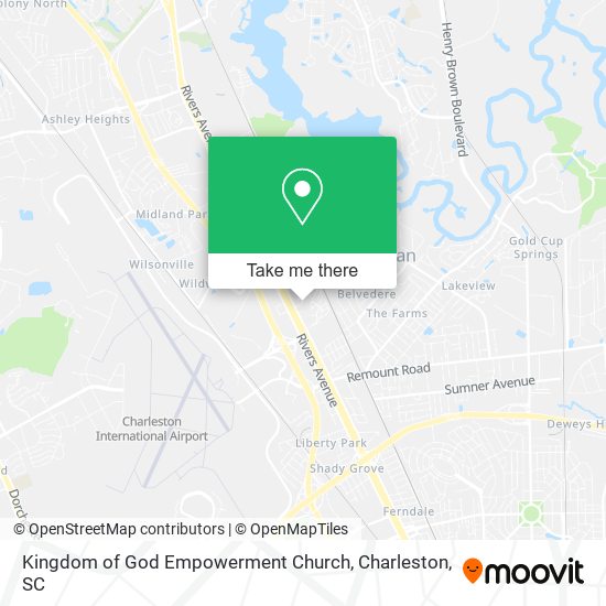 Kingdom of God Empowerment Church map