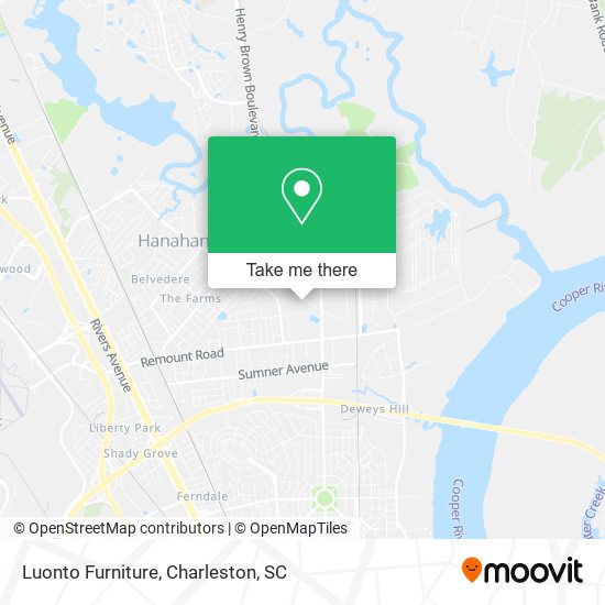 Luonto Furniture map