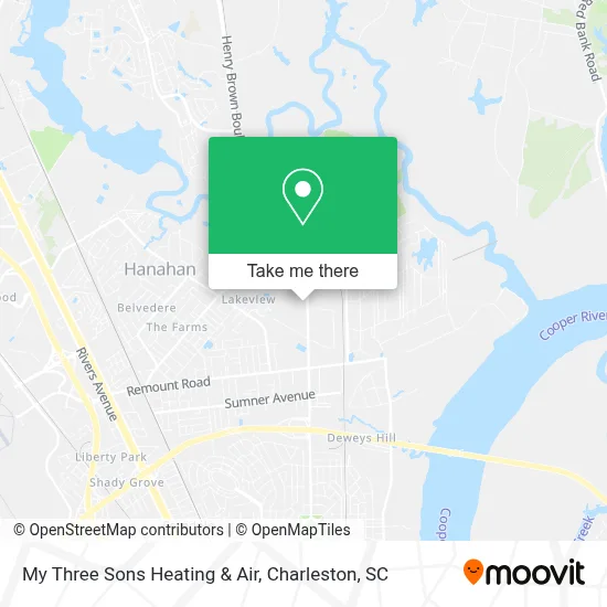 My Three Sons Heating & Air map