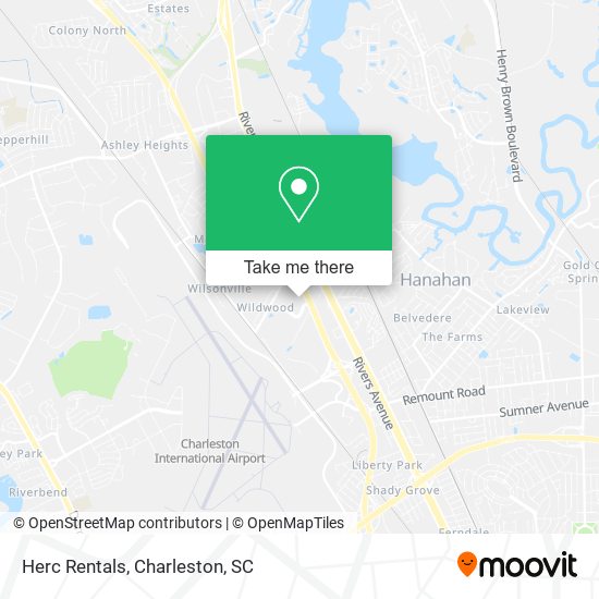 Mapa de Herc Rentals
