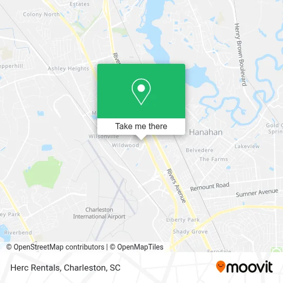 Herc Rentals map