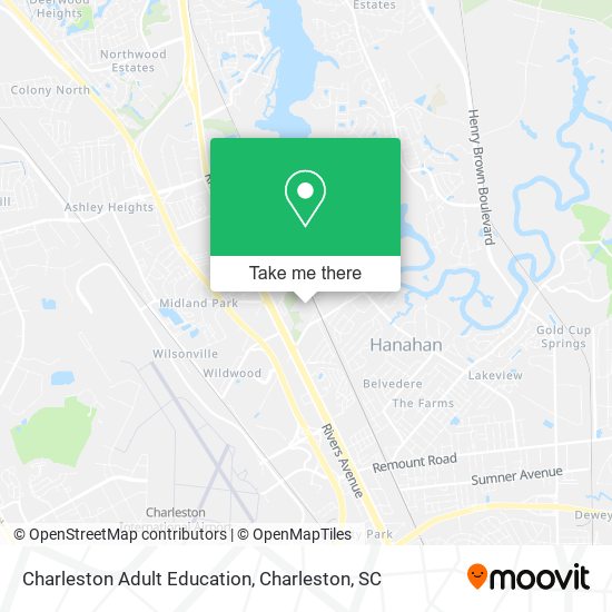 Mapa de Charleston Adult Education