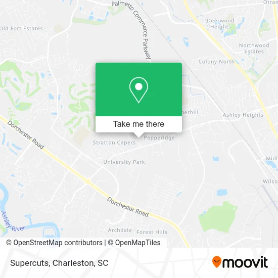 Supercuts map
